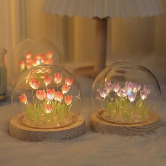 Artificial Tulip Flower Night Light (perfect for nature lovers)